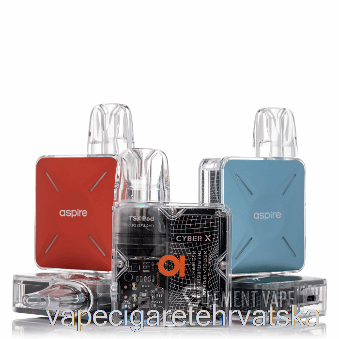 Vape Cigarete Aspire Cyber X Pod Sustav Biser Srebro